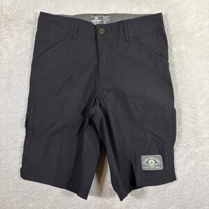 NWOT Zero Foxtrot Unlined Cargo Shorts Chino Nylon Black Mens 28 11" Active Army